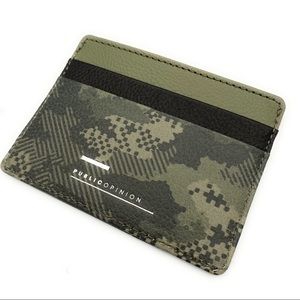 New Public Opinion Leather Card Holder